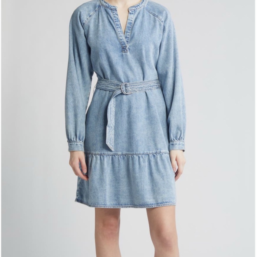 Rails Light Blue Long Sleeve Dress - NWOT
